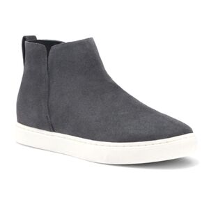 Birdies The Falcon Water Resistant Sneaker Bootie Suede Grey Women's 6.5